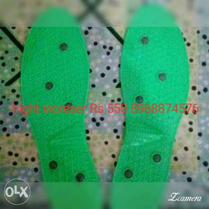 Pair Of Green Shoes Sole