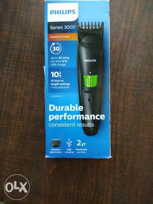 Philips brand new trimmer seal pack MRP /- with USB