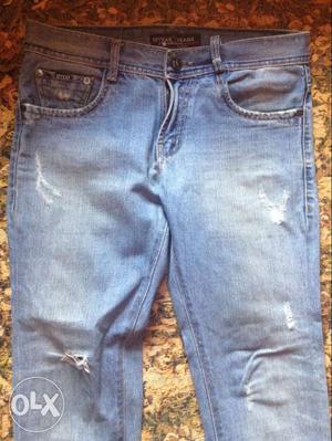 Sypkar blue ripped jeans