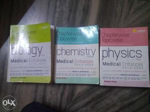 Three Biology, Chemistry, And Physics Books