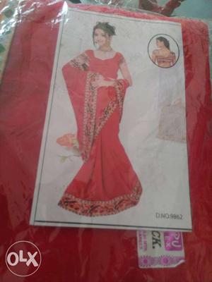 Women's Red Sari Package