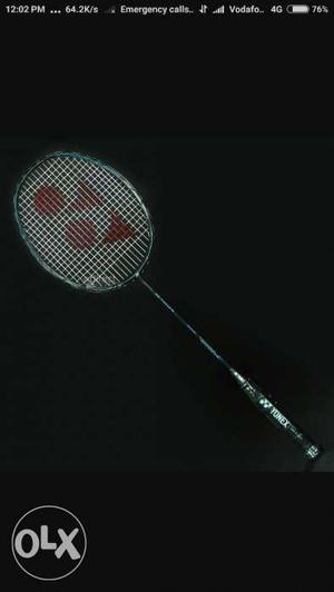 Yonex voltric Z force 2 racket with bg65 strings (genuine