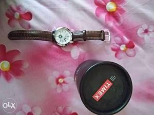 2 months used TIMEX WATCH, With box and warranty card.