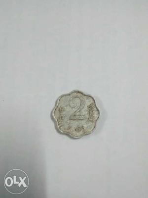52 years old 2 paisa coin 