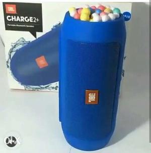 Blue JBL Charge 2+ And Box