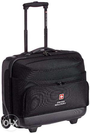 Brand NEW: Swiss ABS 45 liters Black Laptop Trolley Bag