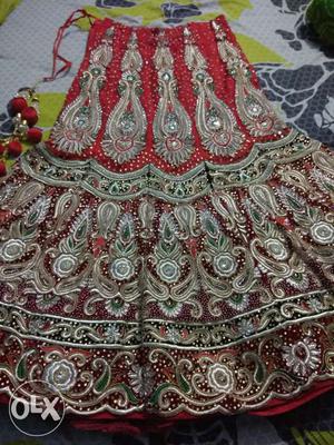 Brand() new bridal Lehanga used only once for