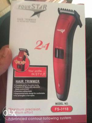 Brand new unboxed hair trimmer.. MRP RS 