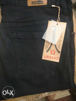Branded black jeans pant new piece