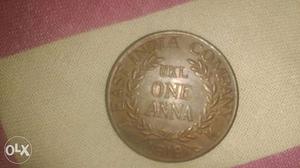 Copper Ukl One Anna Coin