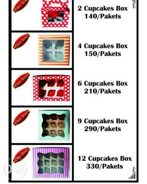 Cup cake box new