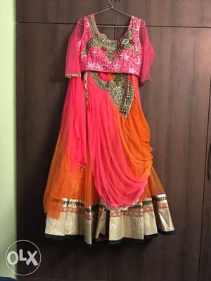 Designer lehenga worn only once