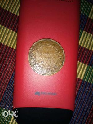  Gold Quarter India Anna Coin