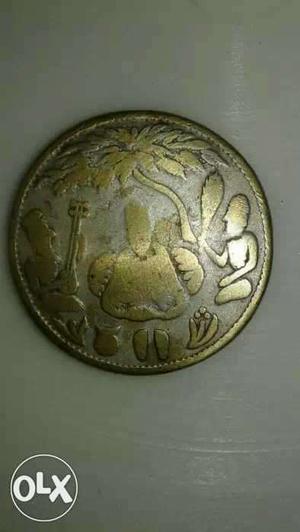 Gold color coin