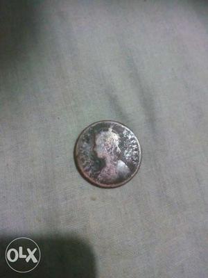 I have  cooper coin 1quarter Anna only