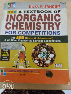Inorganic Chemistry By Dr. O.P. Tandon Book