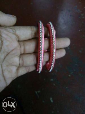It is newly made bangles not used
