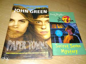 John green novel (paper towns)+The secret seven
