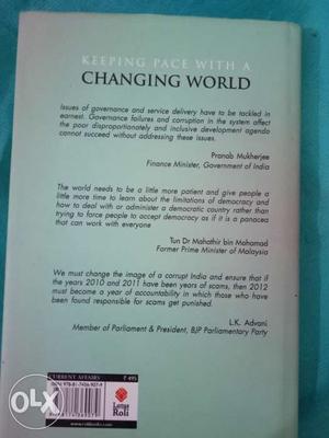 New book, changing world