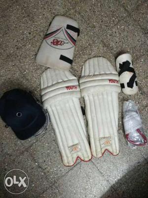 Pair Of White Cricket Pads