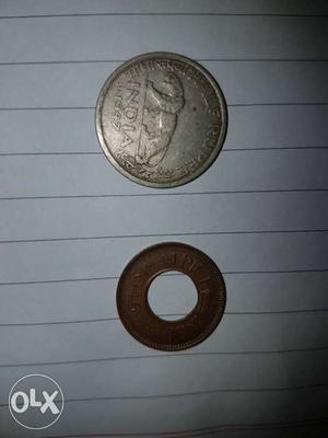 Round Copper Pice Coin