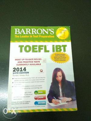 TOEFL English test preparation booK