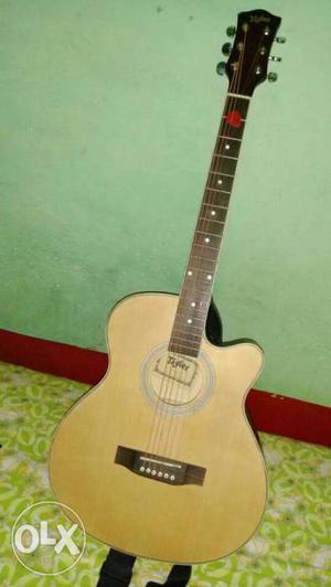 Taylor wooden guitar in fresh condition with cover
