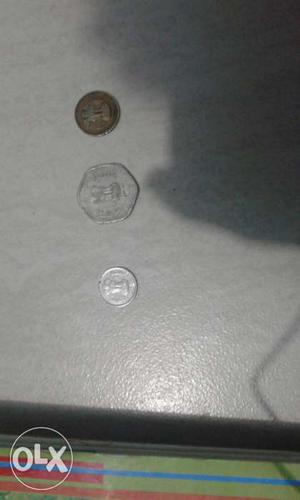 Three olds coins
