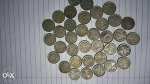 Very old 25paise coin per coin 50rs