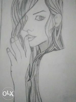 Woman Face Sketch