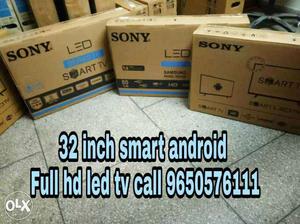 32" smart Sony LED TV Boxes