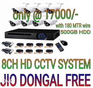 8ch Full Hd Cctv System For Your Home N Office