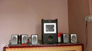 Black And Grey 5.1 Multimedia Speaker