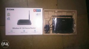 Black D-Link Wireless N 150 Home Router With Box