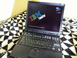 Black IBM ThinkPad Laptop Computer