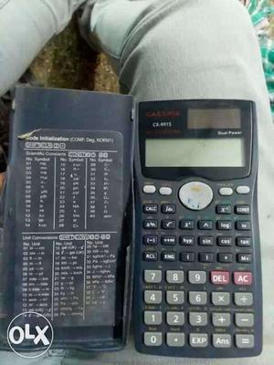 Black Solar Scientific Calculator