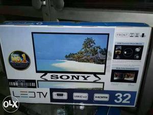Black Sony LED TV Box