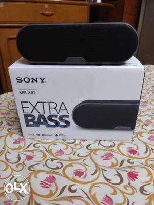 Black Sony SRS-XB2 Portable Speaker With Box