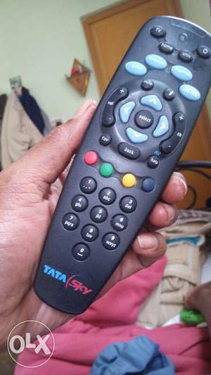 Black Tata Sky Remote Control