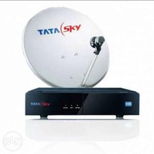 Black Tata Sky Streaming Box