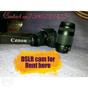 Canon 700d DSLR cam for Rent available here
