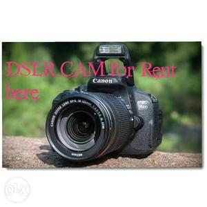 DSLR CAM for Rent here given