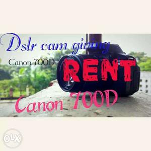 DSLR CAM for rent