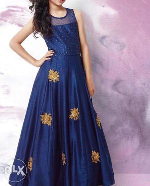 Festive collection beautiful Anarkali Size: