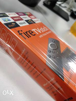 Fire TV stick with voice remote