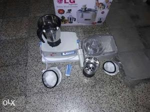 Gray LG Mixer Grinder And Food Processor With Box