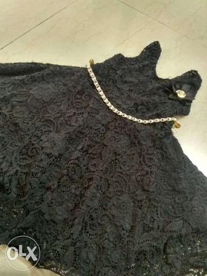 Kids clothes beautiful black frock for kids upto