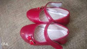Kids shoe cherry red 29 size 1 to 2 years