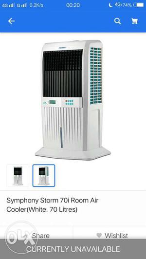 Letest Symphony Storm 70i Air Cooler 5months use.