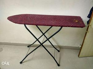 Maroon Clothes Ironing Board